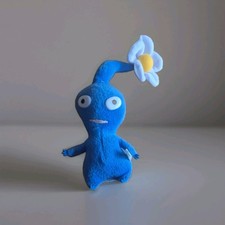World of Nintendo Vintage 2001 Jakks Pacific Blue Pikmin Plush Used Condition