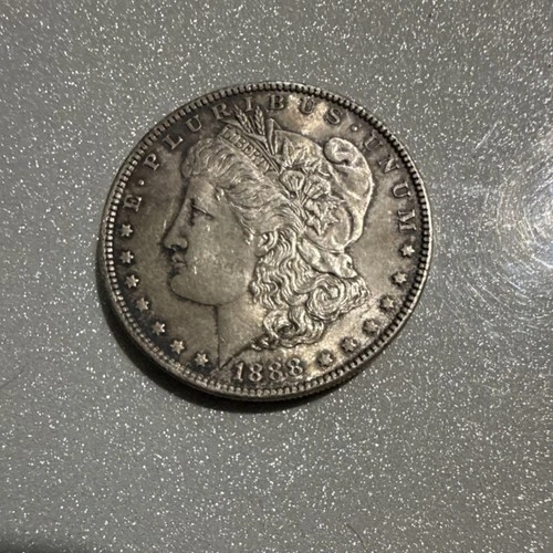 Morgan Silver Dollar $1 Coin 1888 Circulated 0.9 Fineness Silver US