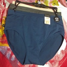 3 NEW PRIMA VALENTINA 877066X NY MF PLUS SIZE SEAMLESS BRIEF PANTIES 2X