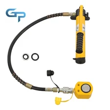 Complete 10Ton Porta Power Hydraulic Kit CP-180 Manual Pump