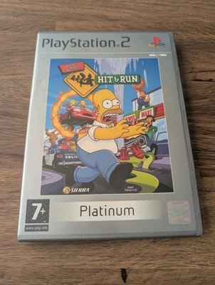 The Simpsons Hit & Run Platinum PS2 PAL UK komplett mit Handbuch