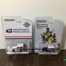 Greenlight 1971 Jeep DJ-5 Norman Rockwell 37150-C US Mail & 29997 Postal Service