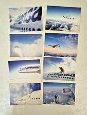 8 Airline Postkarten  -- Lufthansa -  verschiedene Motive