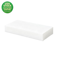 HDPE Plastic Block 2 X 3 X 12 Inch High Density Polyethylene Cutting Material