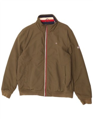 Tommy Hilfiger Herren Bomberjacke UK 42 XL Khaki Polyamid CE10