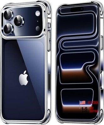  for iPhone7 Pro Max Case Clear, [Not for iPhone 17 pro max 6.9'' 1 1-Clear