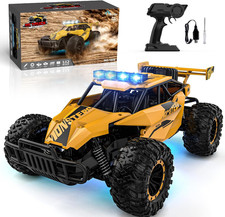 Remote Control Car for Boys, RC Cars, 1:12 Monster RC Truck off Road with LED He
