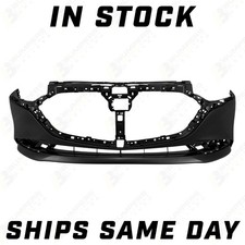 New Primered - Front Bumper Cover Replacement For 2019-2025 Mazda 3 Sedan 19-25
