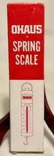 VINTAGE OHAUS SPRING SCALE "NEWTONS & DYNES" MADE IN THE USA NIB