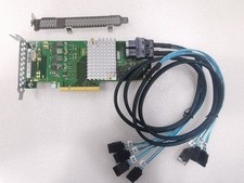 9300-8I 12Gbps HBA IT Mode ZFS FreeNAS unRAID W / 2 SFF-8643 TO SATA Cable US