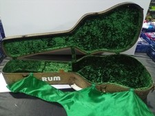Vintage Freshman Guitars Hard Case acoustic used green velour 