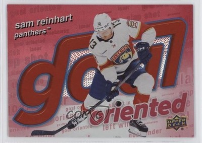 2025-26 Upper Deck Series 1 Goal Oriented Red 35/199 Sam Reinhart #GO-12 0nr3