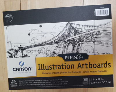 Canson Pleinair Artist Illustration artboard 