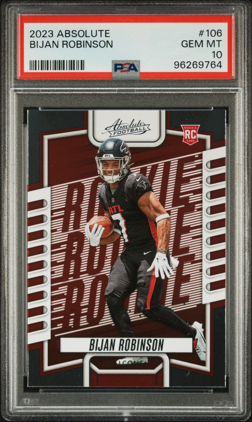 Bijan Robinson Panini Absolute #106 Base