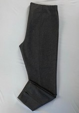 J Jill 'Ponte Slim Leg' Knit Pull On Pants, Leggings in Charcoal. Women's L, NWT