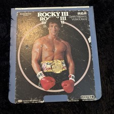 ROCKY III CED RCA Selecta Vision Video Disc United Artist 1982