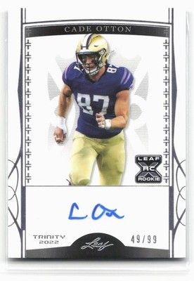2022 Leaf Trinity #BA-CO2 Cade Otton Silver #/99