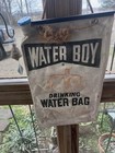 Vintage Water Boy Drinking Water Bag With Carry Rope Canvas *Man Cave Bar Prop* — photo 1