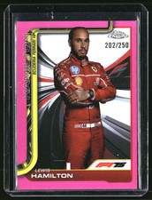 2025 Topps Chrome Formula 1 F1 Lewis Hamilton Portrait Pink Refractor 202/250 #4