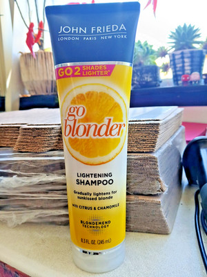 John Frieda Sheer Blonde Go Blonder Lightening Shampoo 8.3oz Natural Sun-Kissed