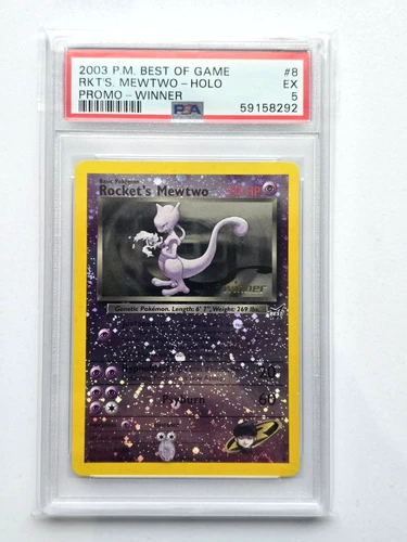 Pokemon Mewtwo - Promo - Winner #8 - PSA 5