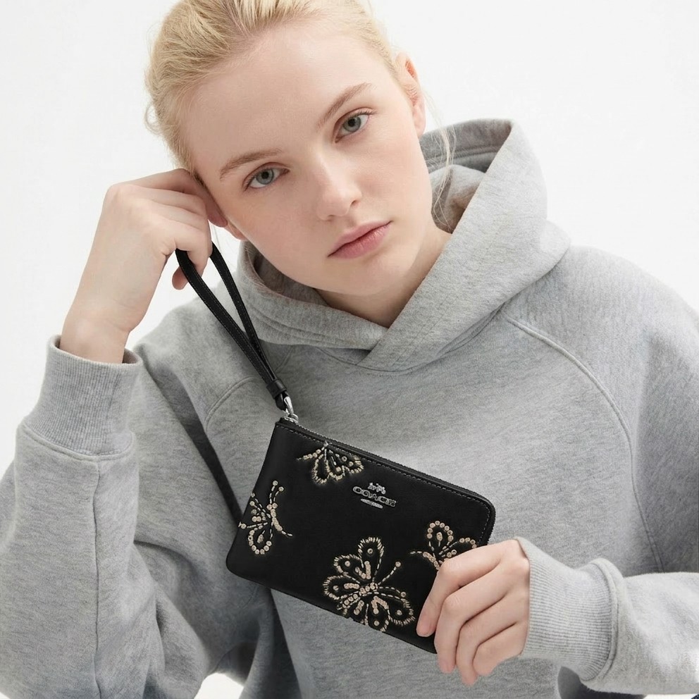 最終値下げ！COACH Wallet ラグジュアリー クロスグレーン レザー COACH（コーチ） 二つ折り財布 レディース COACH Wallet
