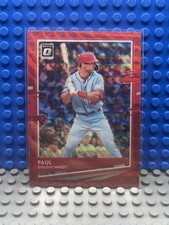 2020 Donruss Optic Paul Goldschmidt Red Cracked Ice Prizm #141 Cardinals