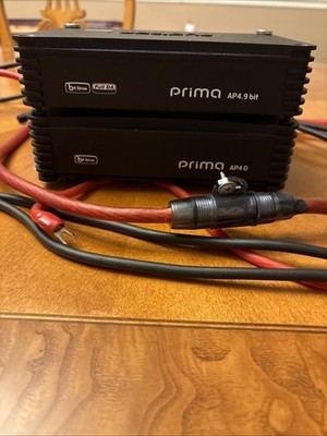 Audison AP4.9 bit Prima And Audison Ap4D Prima Together Woth Wires As Seem In