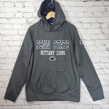 Penn State Nittany Lions NCAA Stadium Athletics Hoodie Sweatshirt Mens L Gray
