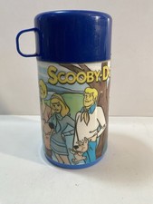1984 Scooby Doo Aladdin Thermos Only For Lunchbox W/ Scrappy & Gang