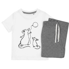 'Rats & Balloon' Kids Nightwear / Pyjama Set (KP025430)