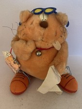 Andrew Brownsword Hot Cat Soft Plush Toy Sunglasses & Cloth  9” & Tags Vintage