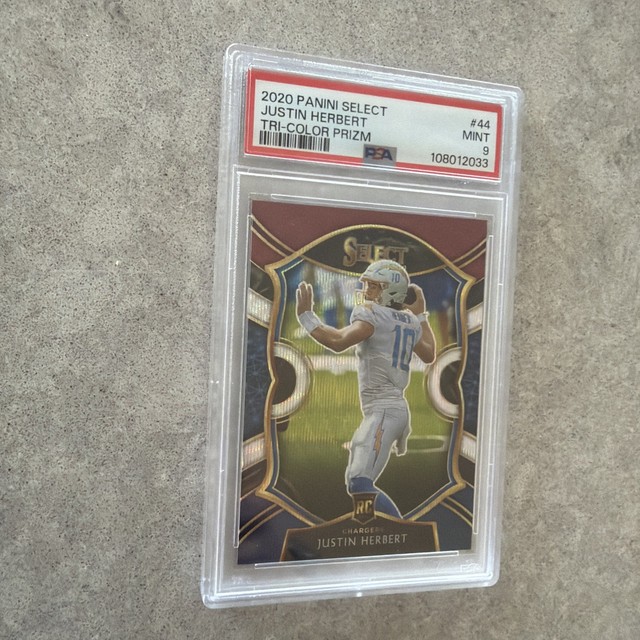 Justin Herbert 2020 Panini Select Concourse Silver