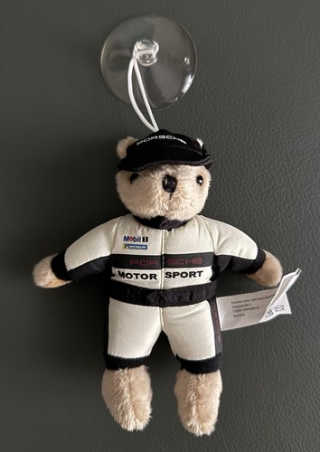 Original Porsche Hochwertige Plüschfigur "MOTORSPORT-BÄR" - Neu, ultrarar!