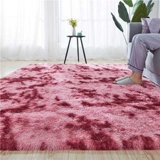 Fluffy Rugs Large Shaggy Rug Bedroom Living Room Anti Slip Soft Carpet Floor Mat