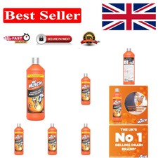 Powerful Heavy Duty Drain Cleaner - Dissolves Clogs 3x Better Than Bleach