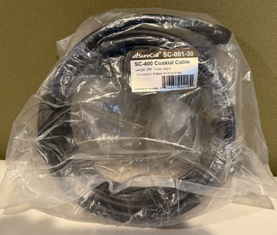 SureCall SC400 Ultra Low Loss Coaxial Cable with N-Male Connectors 30 ft SC-001