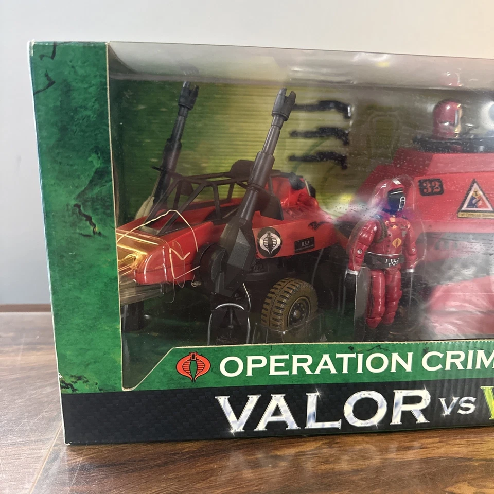 GI Joe Cobra Valor vs Venom Operation Crimson Sabotage Crimson Guard Nuevo Sellado Foto 2 de 4