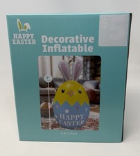 Happy Easter Inflatable 4   Chick In Easter Egg - Outdoor Decor Brand New