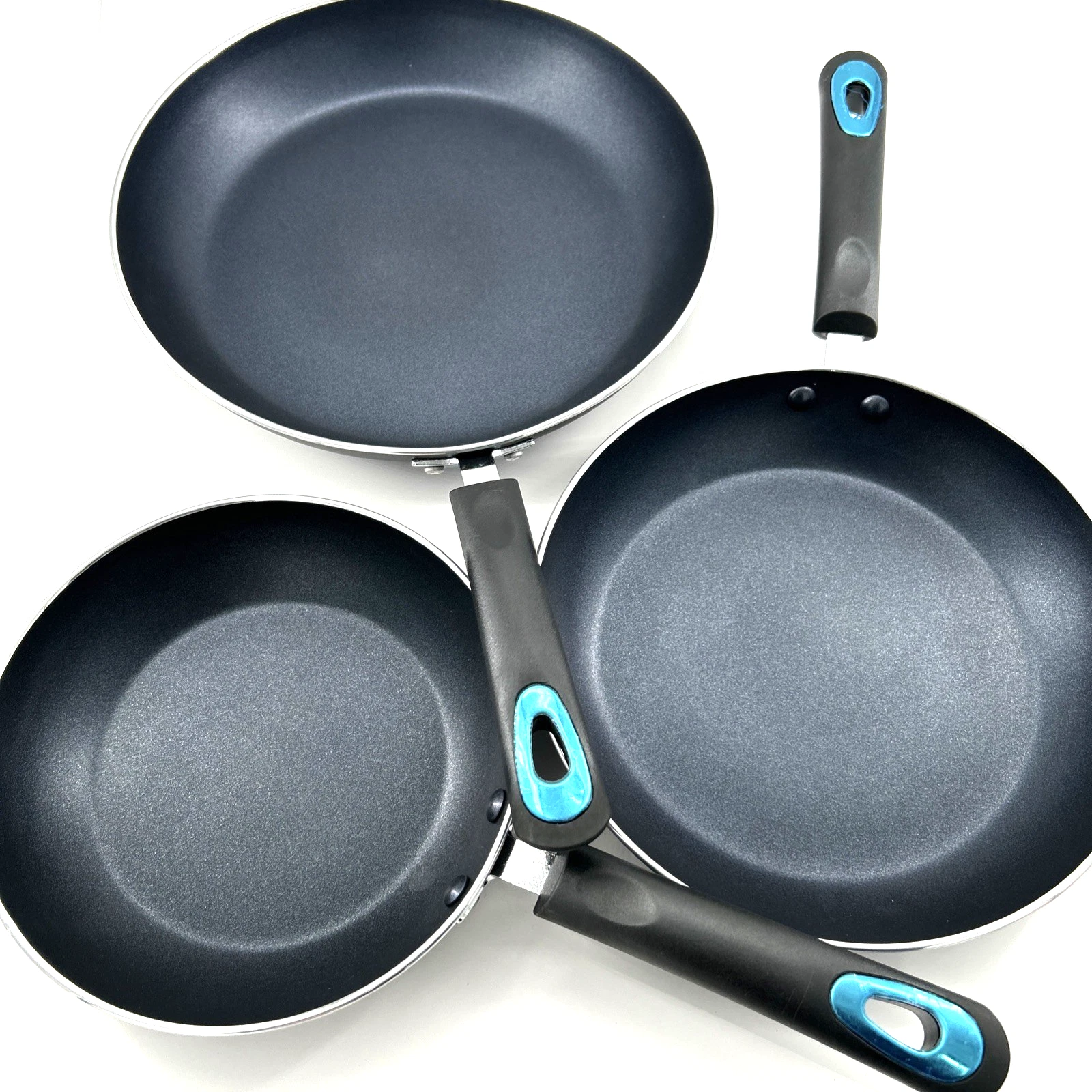 3 Piece Nonstick Frying Pan Induction Bottom 8" 9.5" 11 inch Utopia Dented Rim
