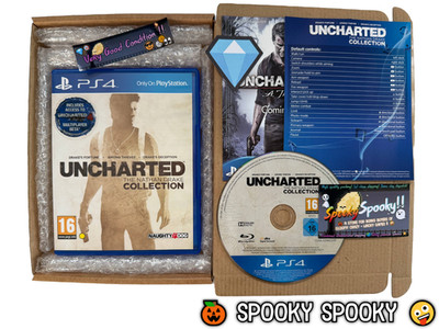 Uncharted The Nathan Drake Collection Sony PS4 - UK PAL sehr guter Zustand CIB - Natural Disc