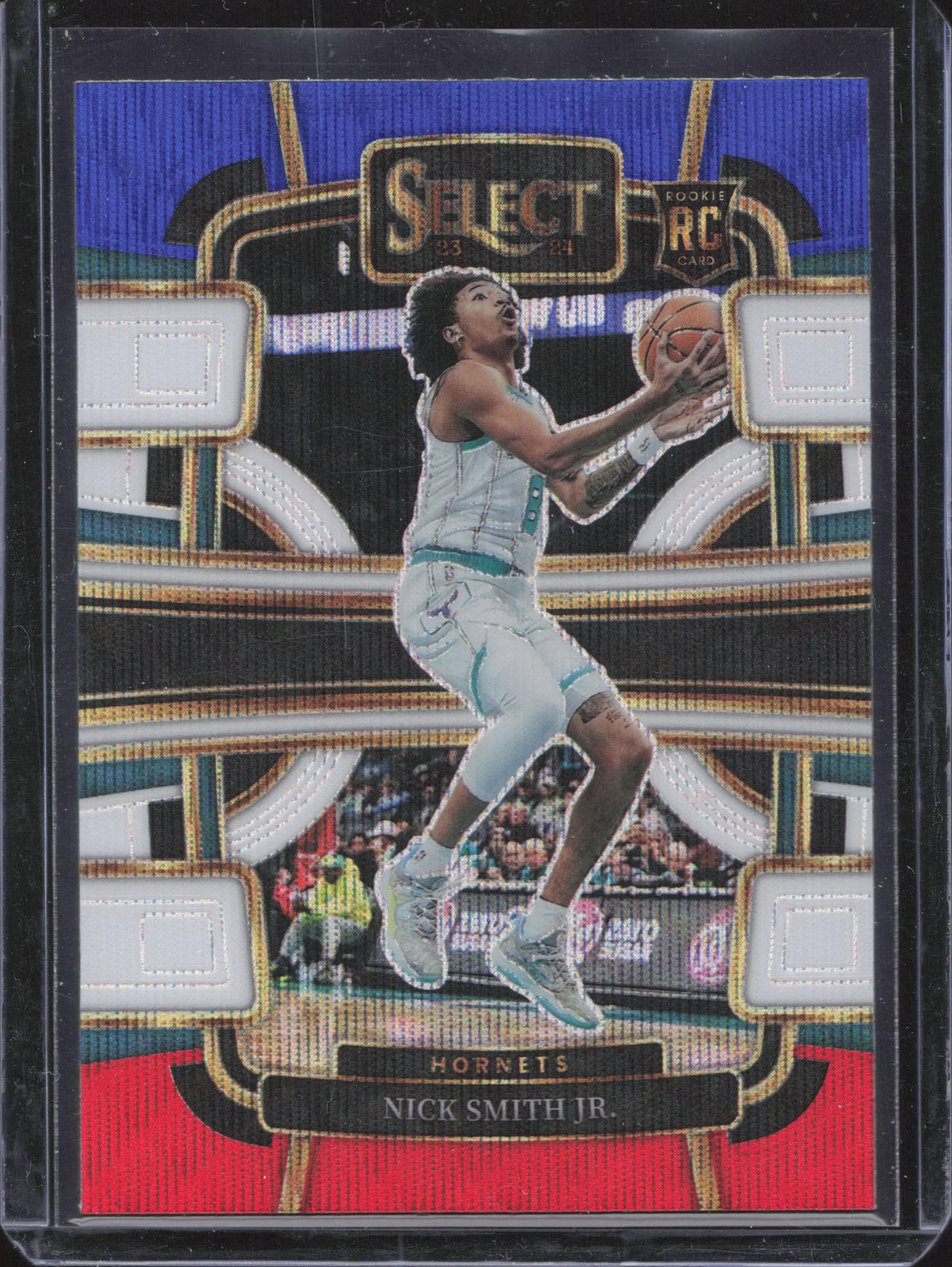 2023-24 Panini Select #89 Nick Smith Jr. Tri-Color Prizms