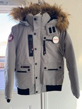 CANADA WEATHER GEAR Parka Coat SIZE: L 14/16 Insulated Winter Jacket w/ Faux F