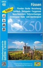 UK50-48 Füssen (Umgebungskarte 1:50000) Pfro...