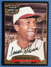 1996 Canadian Club Classic Whiskey Baseball Frank Robinson Auto Autograph #5