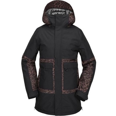 Volcom Women's Larx 2L TDS Insulated Parka Winter Jacket - Black - New 2025