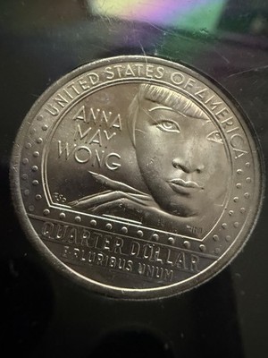 2022 D ''Anna May Wong'' American Women Series Quarter ''BU''!