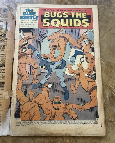 Blue Beetle #1 1st First Appearance Of The Question 1967 Charlton - Picture 8 of 14
