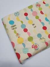 Riley Blake Fabric Sidewalks October Afternoon Retro Circle Kitschy FAT QUARTER