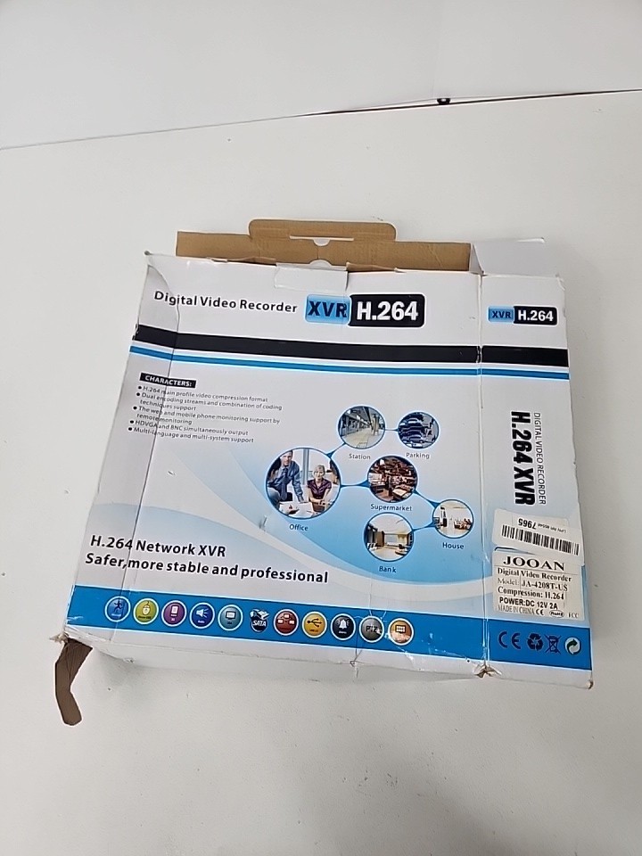 JOOAN JA-4208T-US 8CH DVR H.264 Security Camera Recorder No 